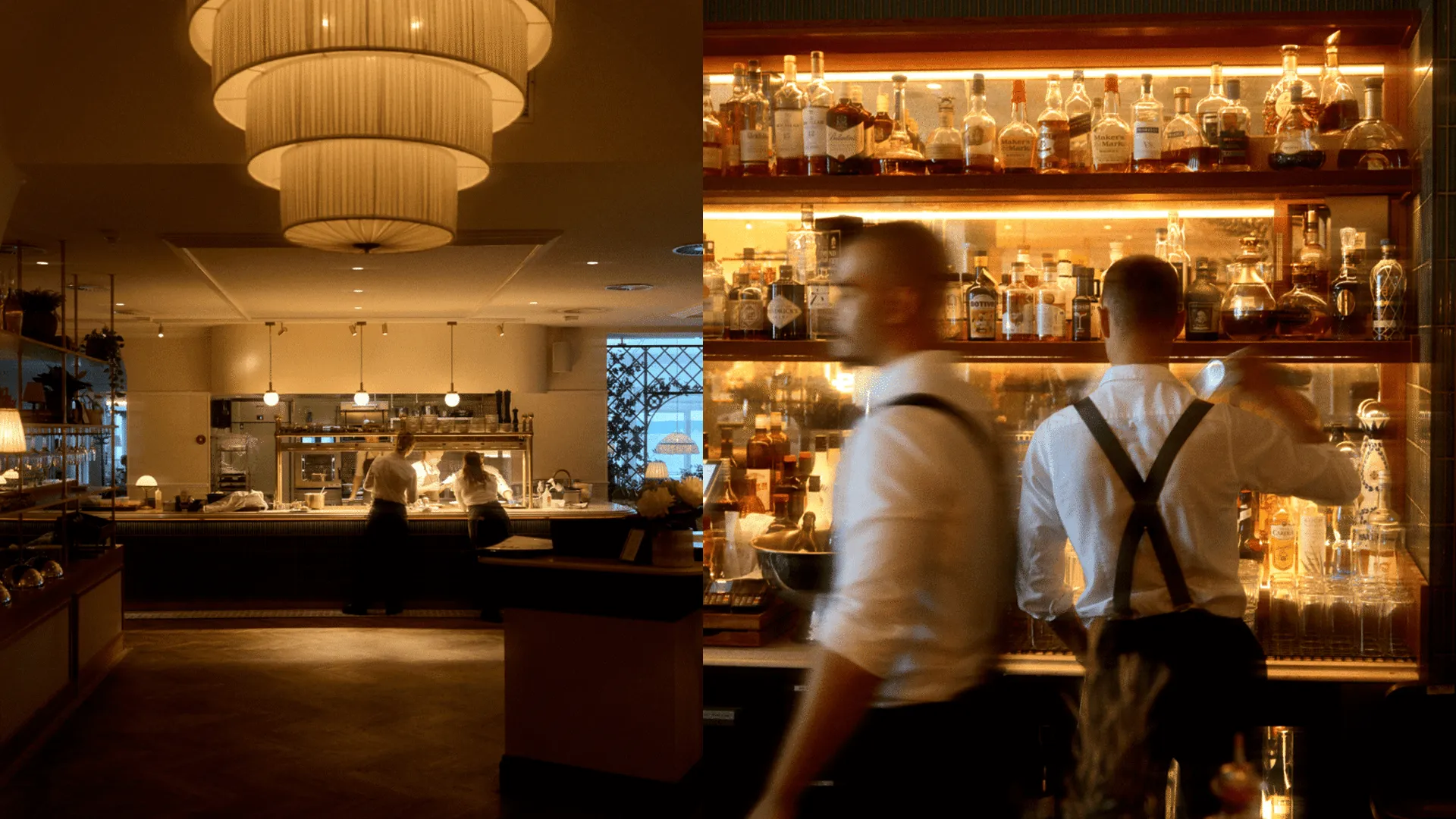 Restaurangdelen på Marienlyst Strandhotel.